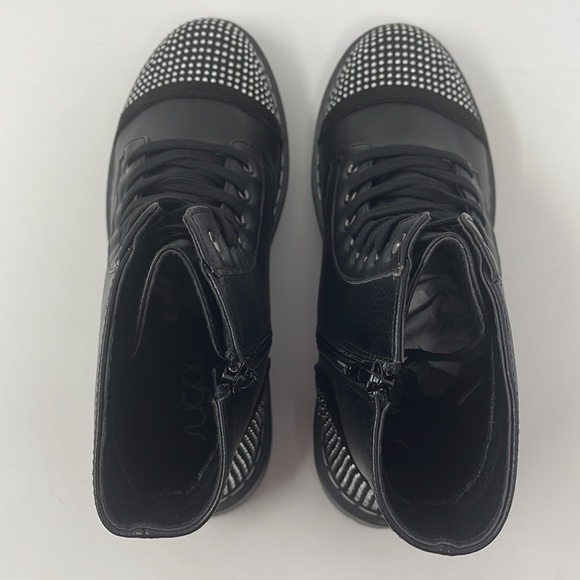 Sugar Kalina Studded Combat Ankle Boots - Picture 5 of 13